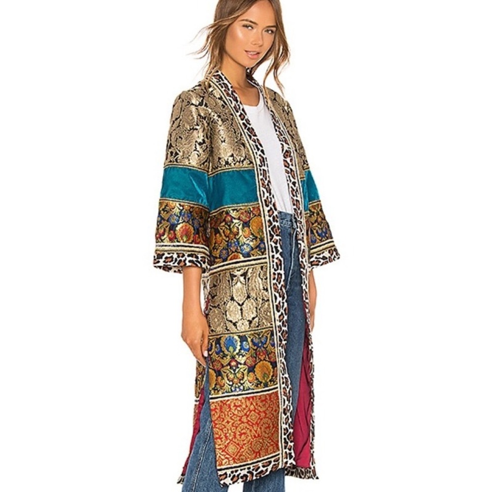 Rare Alice & Olivia Lynn Patchwork Kimono